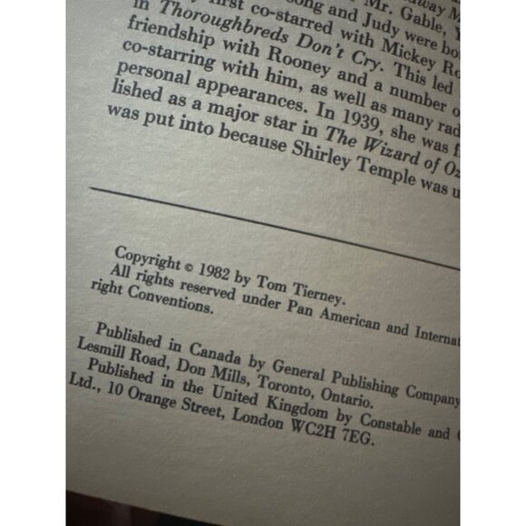 Tom Tierney Judy Garland Paper Dolls In Full Color 1982 uncut - Picture 3 of 8